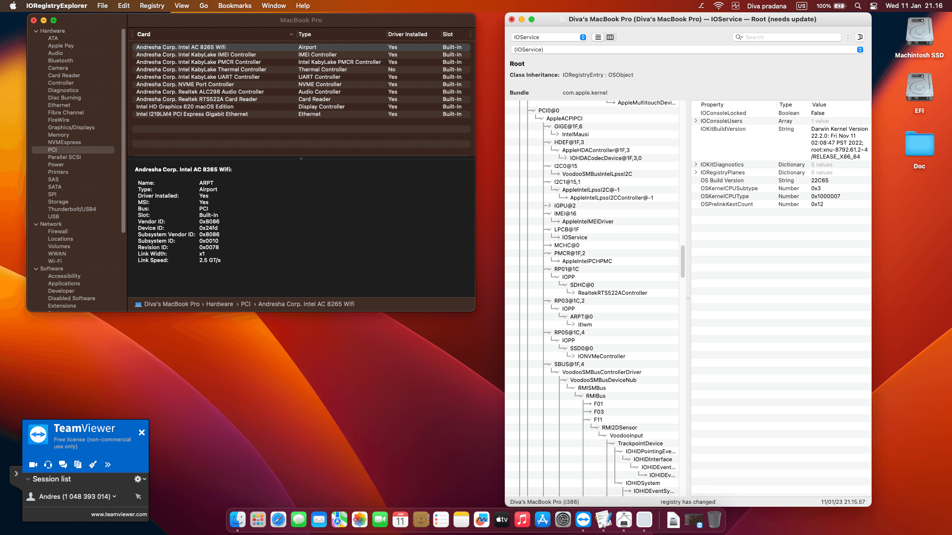 Lenovo Thinkpad X270 5th Dual Battery Touchscreen [KabyLake   Intel HD 620 + PS2 SMBUS]   OpenCore 8